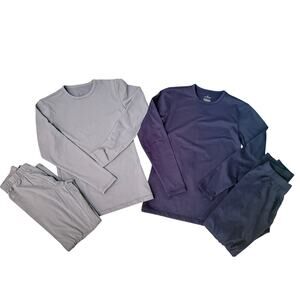 Cuddl Duds Thermal Underwear Set Long Johns Base Layer Snow Ski LOT Small